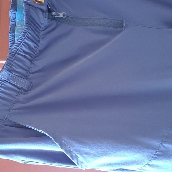 LDA navy convertible hiking pants/shorts rainbow 🌈 pocket zippers quick dry - Picture 6 of 11